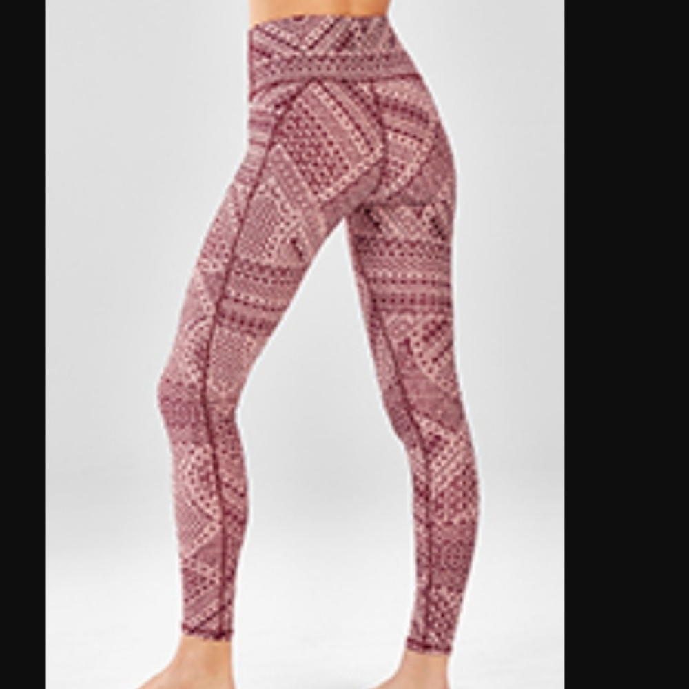 Fabletics High-Waisted Printed PowerHold Legging